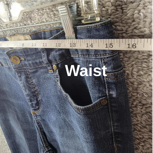 Ruff Hewn Denim Blue Classic Relaxed Fit Jeans - Womens 8 - Picture 7 of 8